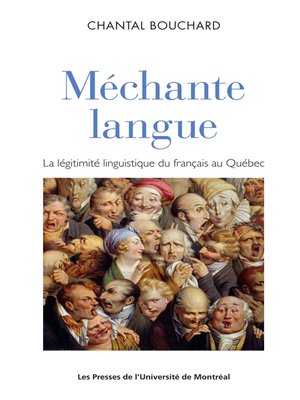 cover image of Méchante langue